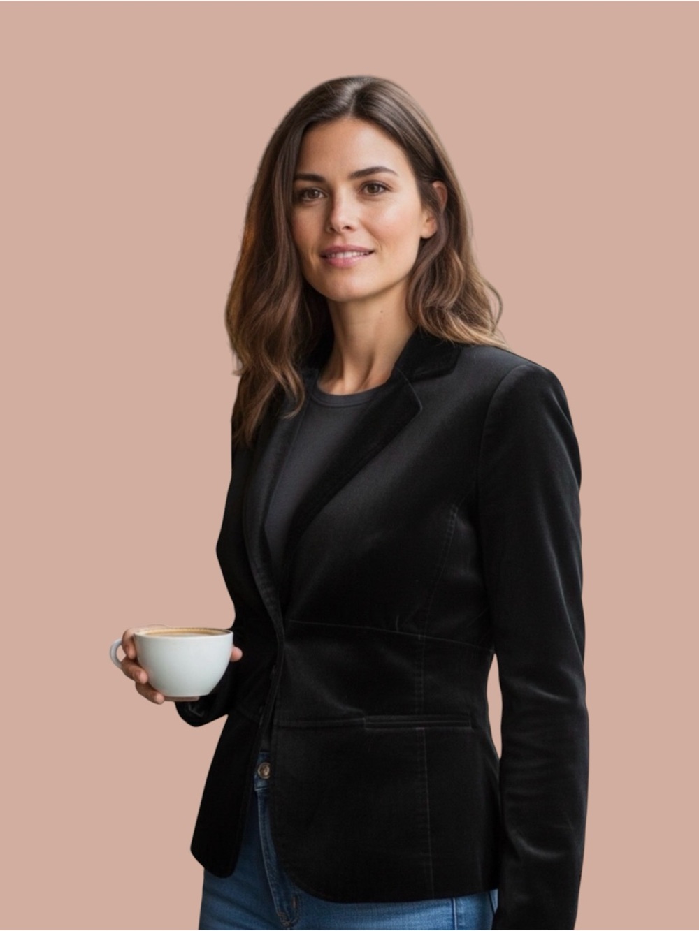 Laundry by Shelli Segal Black Velvet Blazer – Size 10